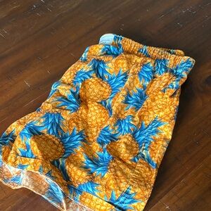 American Eagle Outfitters Orange Pineapple Shorts